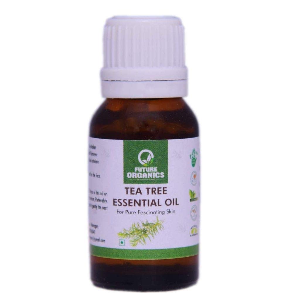 Future Organics Tea Tree Essential Oil - 15ml | 100% Pure Natural Melaleuca Oil for Skin, Hair & Aromatherapy | Perfect for Acne Treatment, Scalp Care & DIY Beauty Recipes
