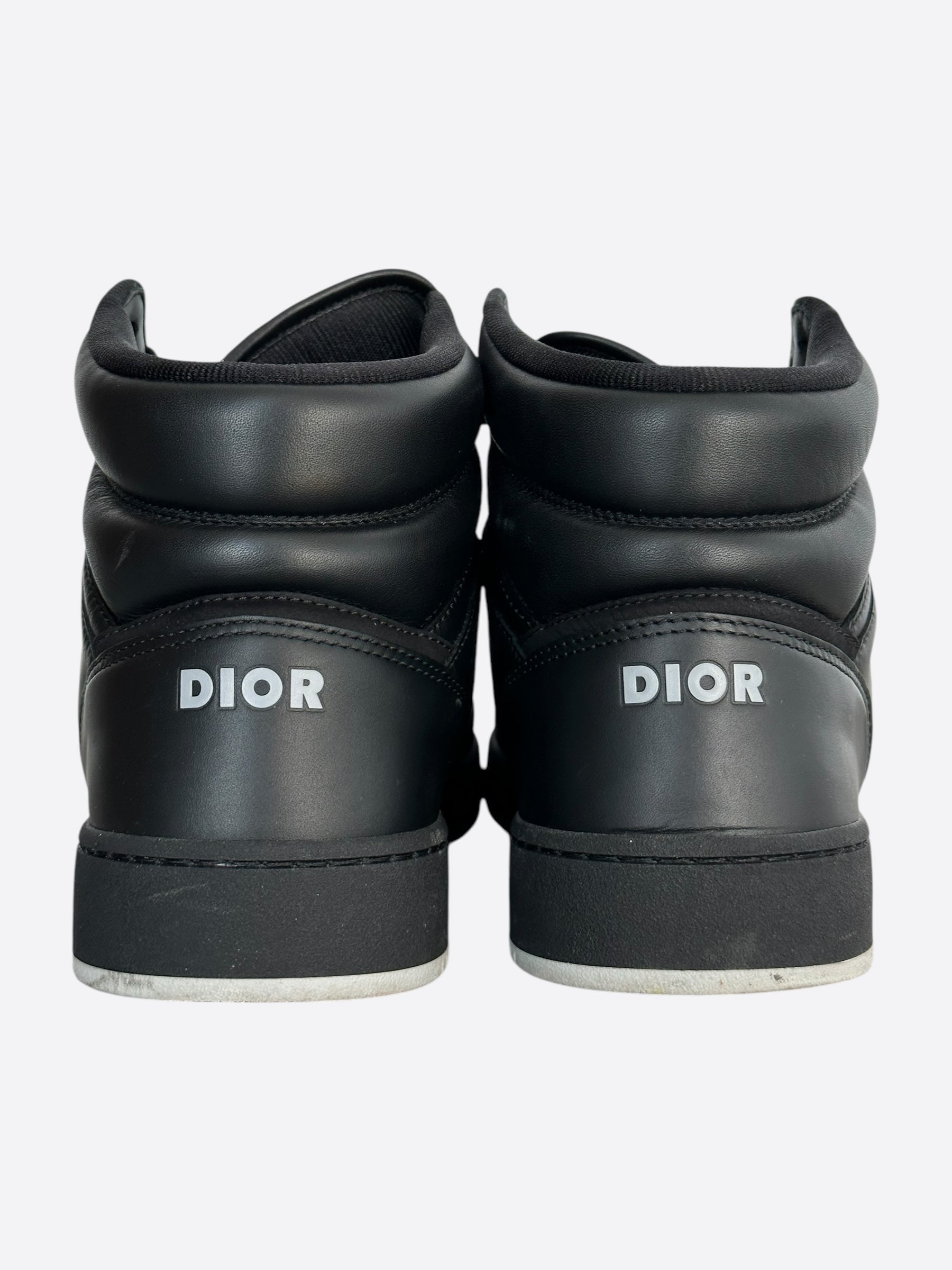 Dior Black Oblique B27 High Top Sneakers for Men - Luxury Designer Fashion Shoes for Casual & Streetwear Outfits