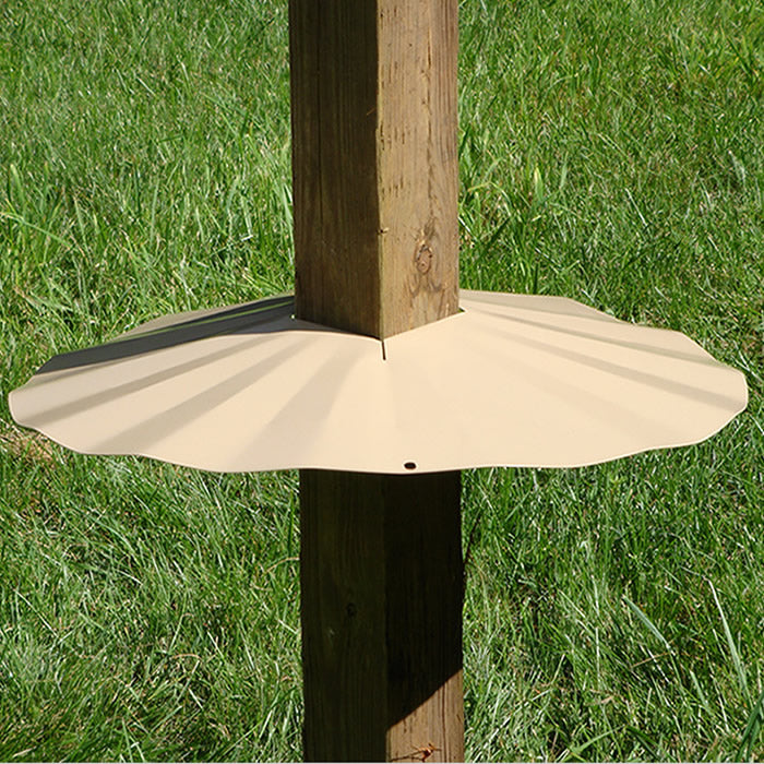 4 x 4 Post Disk Baffle - Tan Color Deer Hunting Blind Accessory for Tree Stands & Ground Blinds | Perfect for Concealment & Wind Control