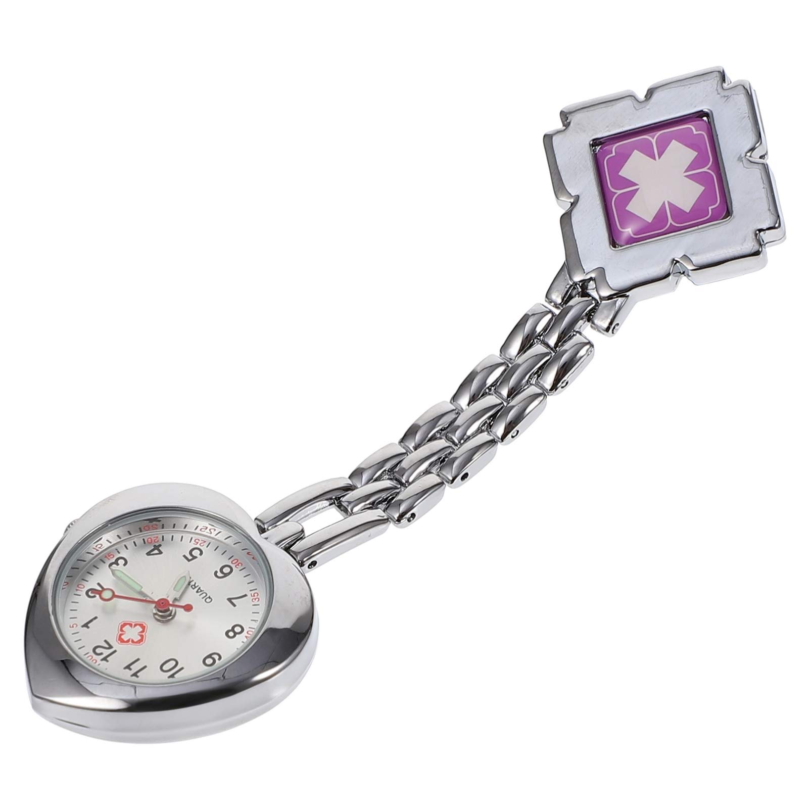 Luminous Nurse Watch - Clip-On Quartz Movement for Medical Professionals | Work & Duty Use