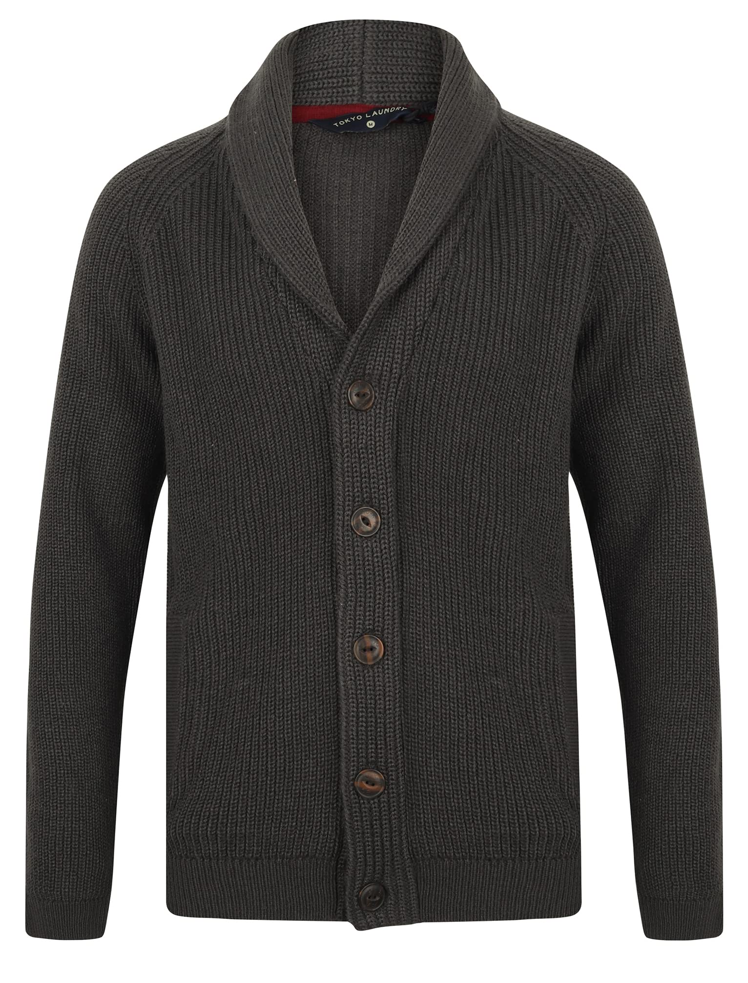 Tokyo Laundry Men's Shawl Neck Cardigan 'Hatton' - Soft Knit Sweater for Casual Wear & Office Outfits | Perfect for Fall & Winter Layering