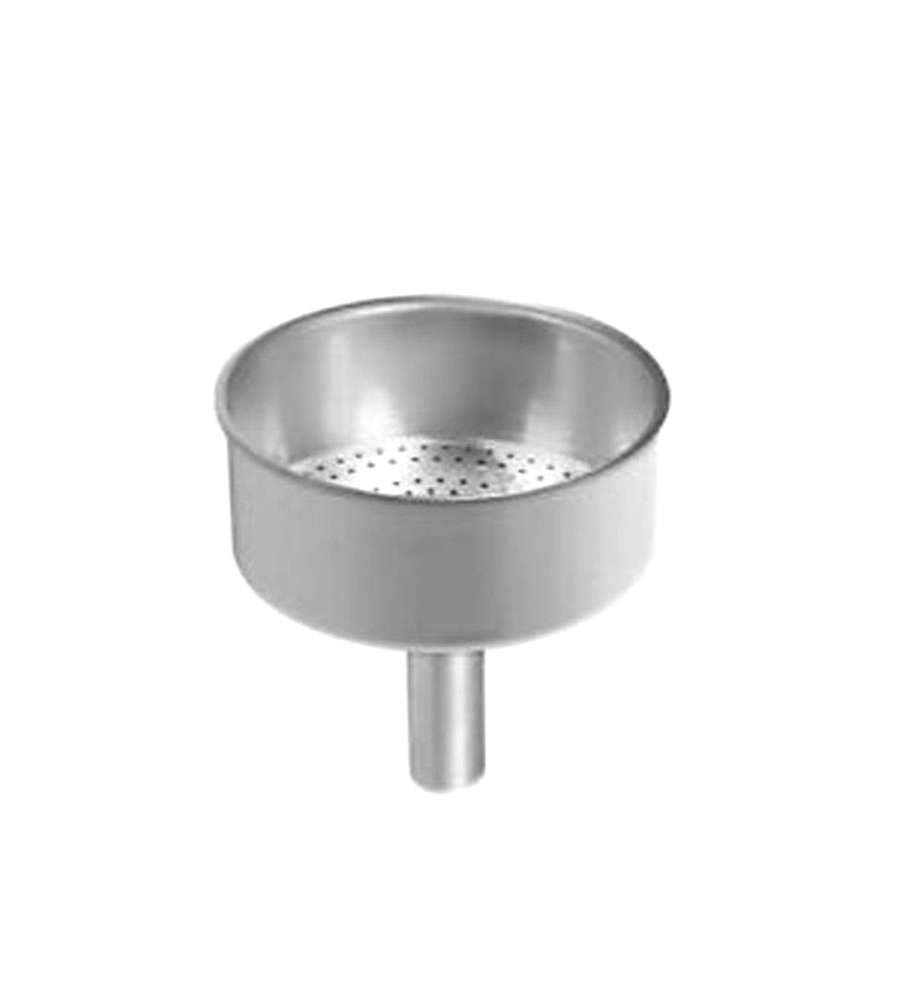 Bialetti 0800504 Stainless Steel Blister Funnel - 12 x 9 x 19 cm - Perfect for Coffee, Cooking & Baking - Durable Kitchen Accessory