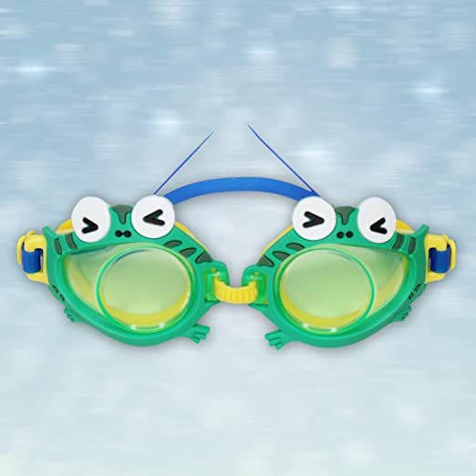 Kids Swimming Goggles with Cartoon Characters - Anti-Fog UV Protection Swim Goggles for Children - Perfect for Pool, Beach & Swimming Lessons
