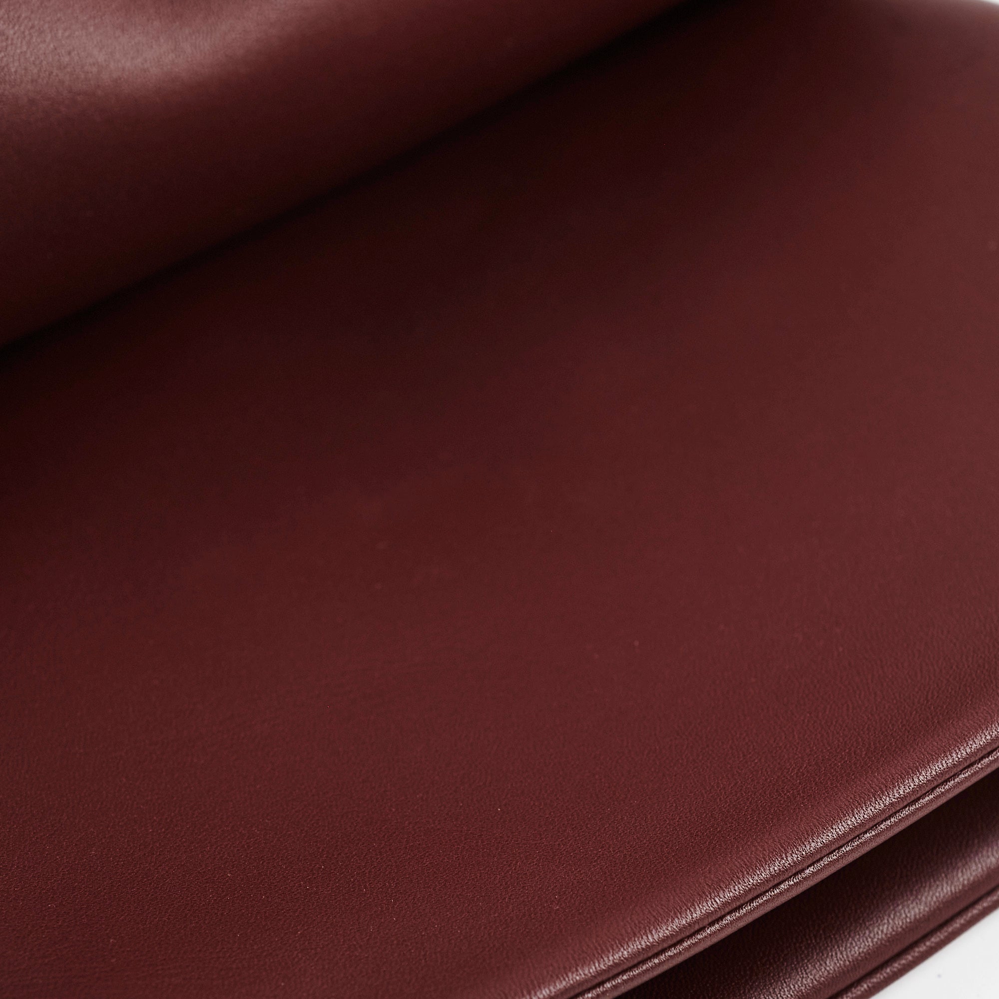 Celine Trio Burgundy Leather Crossbody Bag for Women - Stylish & Compact Everyday Purse for Work, Travel & Shopping
