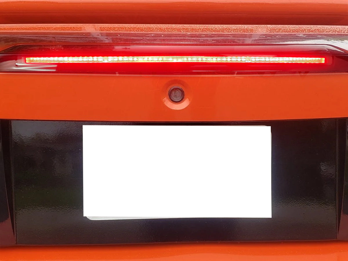 Super Bright OLED Third Brake Light with Dark Red Lens for 1999-2004 Ford Mustang | High Visibility Safety Upgrade for Night Driving & Car Shows