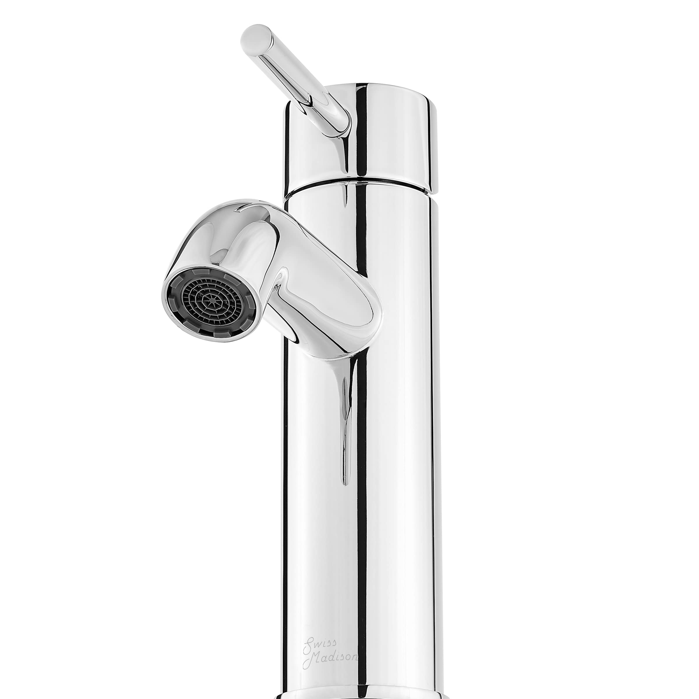 Chrome Ivy Single Hole Single Handle Bathroom Faucet - Modern Water-Saving Design for Sink, Vanity, and Powder Room