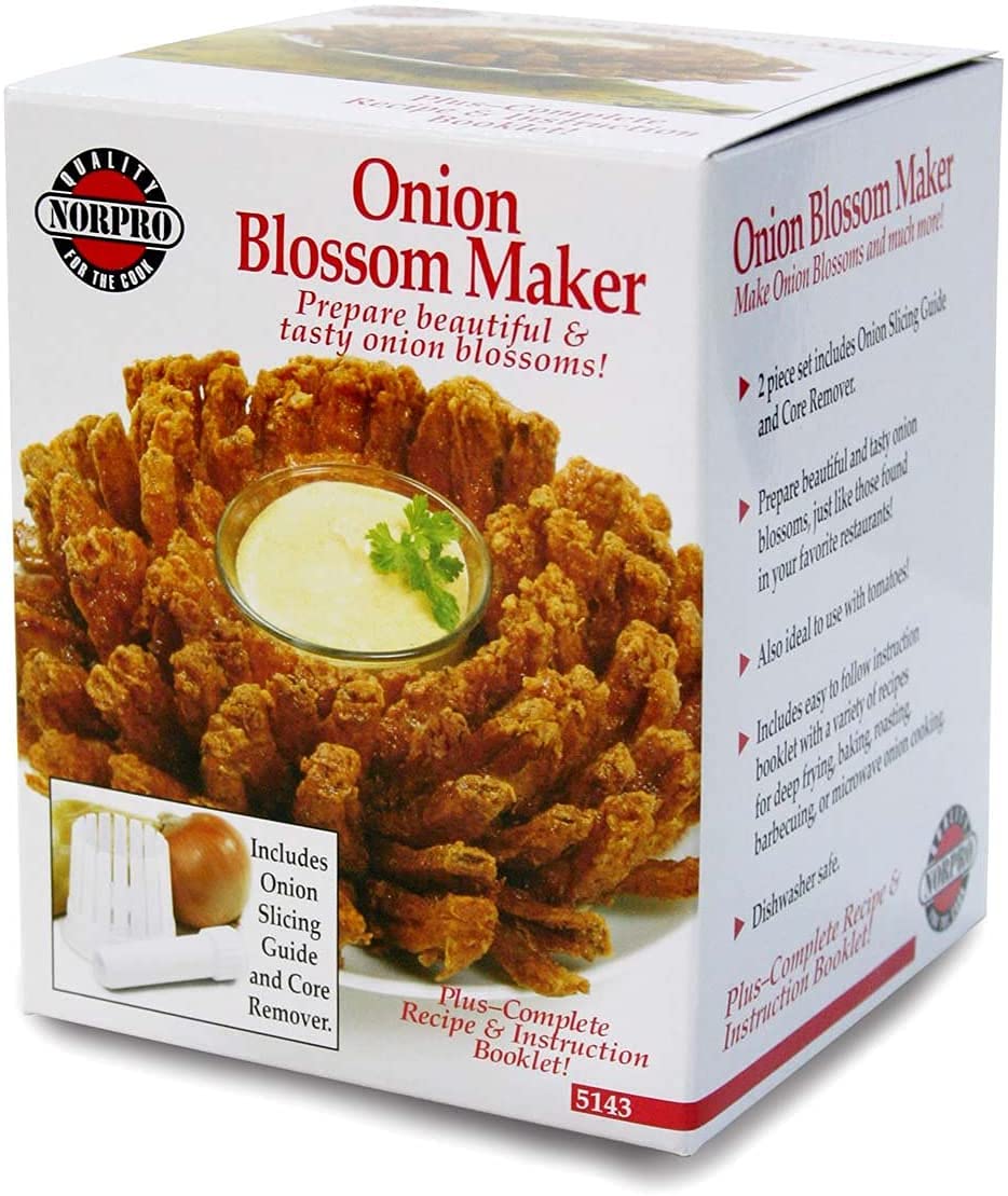 Norpro Plastic Onion Blossom Maker - 2 Pack for Perfect Blooming Onions | Ideal for Home Cooking, Party Appetizers & Restaurant Food Presentation