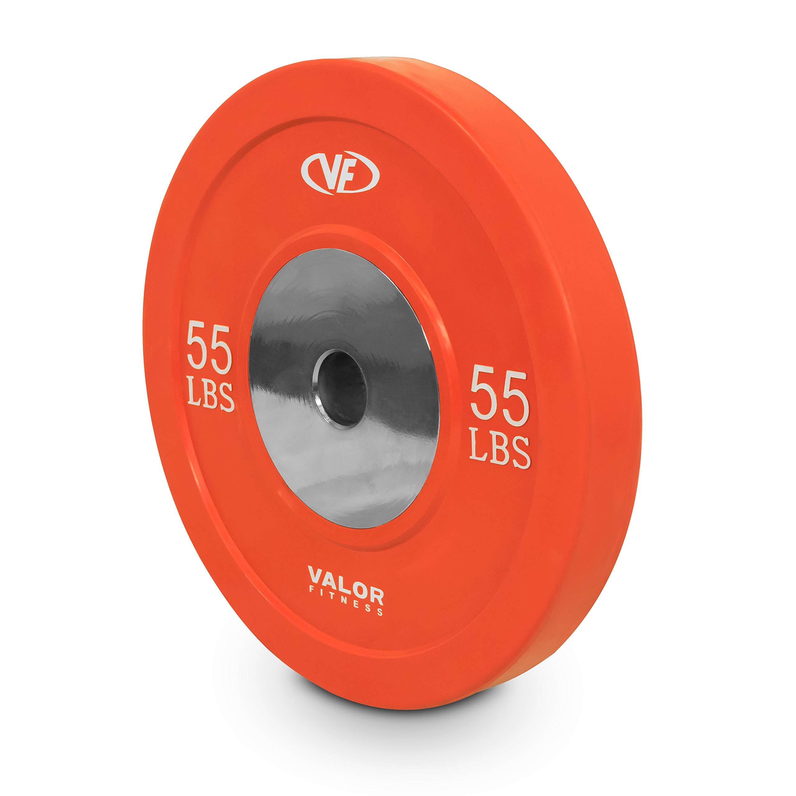 Valor Fitness BPX Rubber Bumper Plates - Olympic Weight Lifting Plates for CrossFit, Strength Training & Home Gym Workouts - Durable Rubber Coated Weight Plates for Gym, Fitness Studio & Cross Training