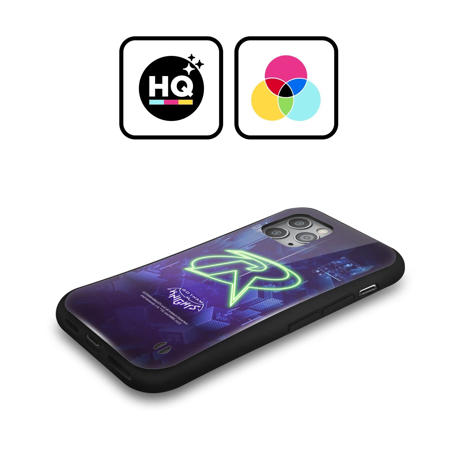 Officially Licensed Gotham Knights Robin Character Art Hybrid Case for Apple iPhone 13 Pro - Durable Protective Phone Cover for Gaming Fans & DC Comics Collectors