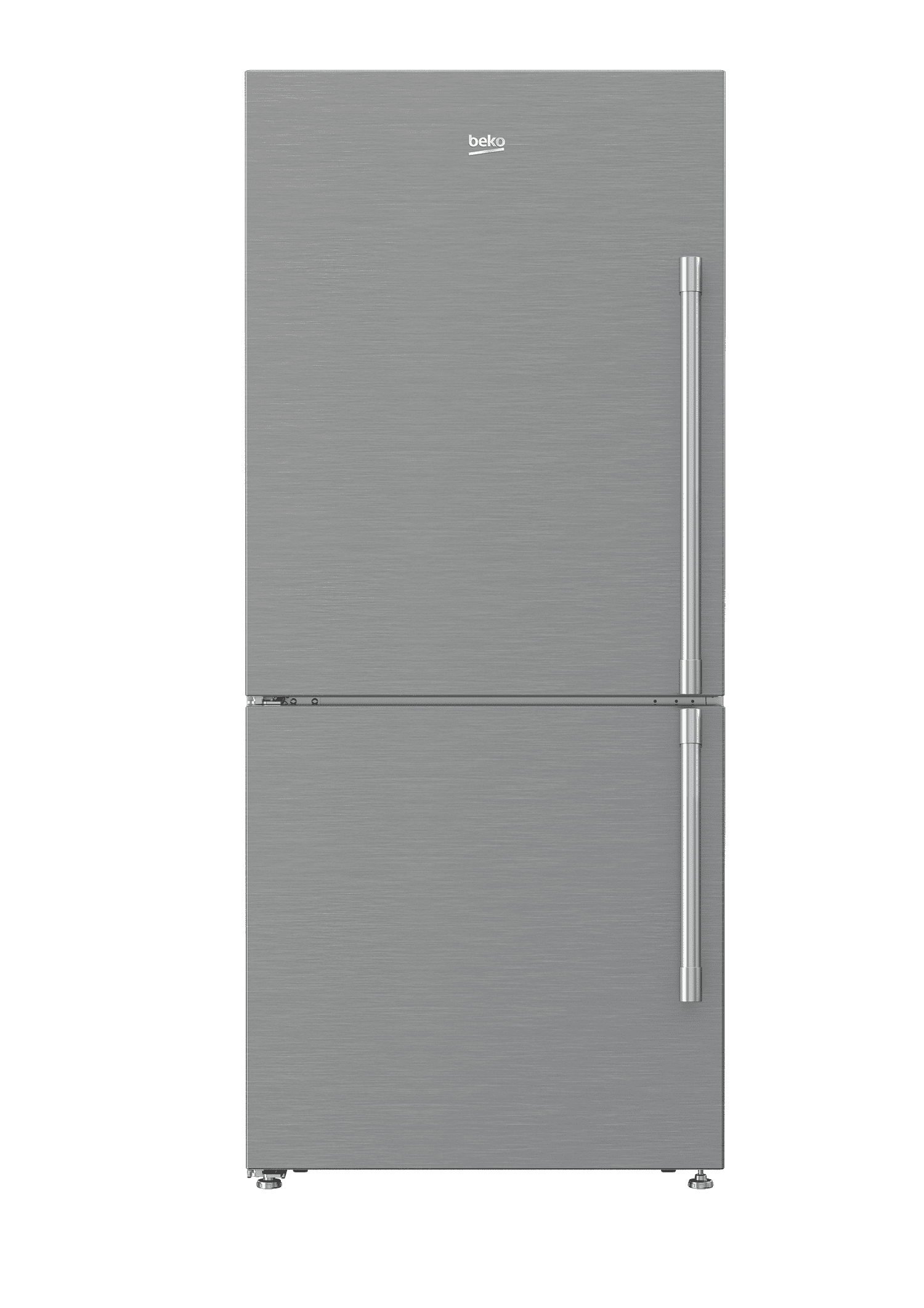 Beko BFBF3018SSIML 30-Inch Bottom Freezer Refrigerator with Auto Ice Maker - Stainless Steel, Left Hinge Door | Perfect for Modern Kitchens, Small Spaces & Family Homes