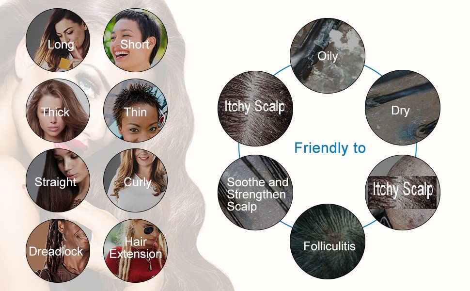 BOXO Silicone Scalp Massager Brush - Exfoliating Hair Scrubber for Dandruff Removal & Head Spa (1 Pack, Random Color) - Perfect for Shower, Salon & Home Hair Care Routine
