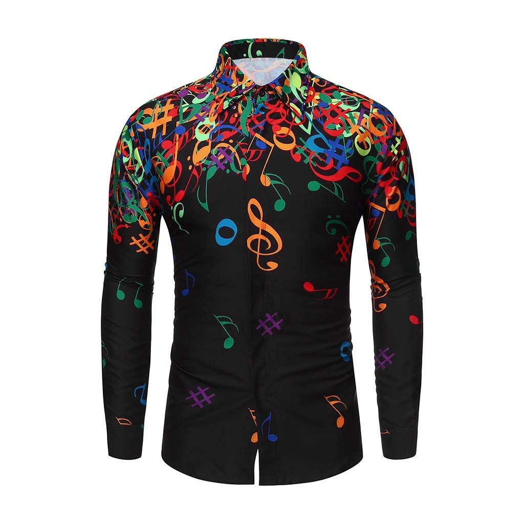 Luxury Men's Prom Slim Fit Sequin Shiny Button Down Long Sleeve Dress Shirt - Elegant Floral Party Shirt for Weddings, Gala Events & Special Occasions