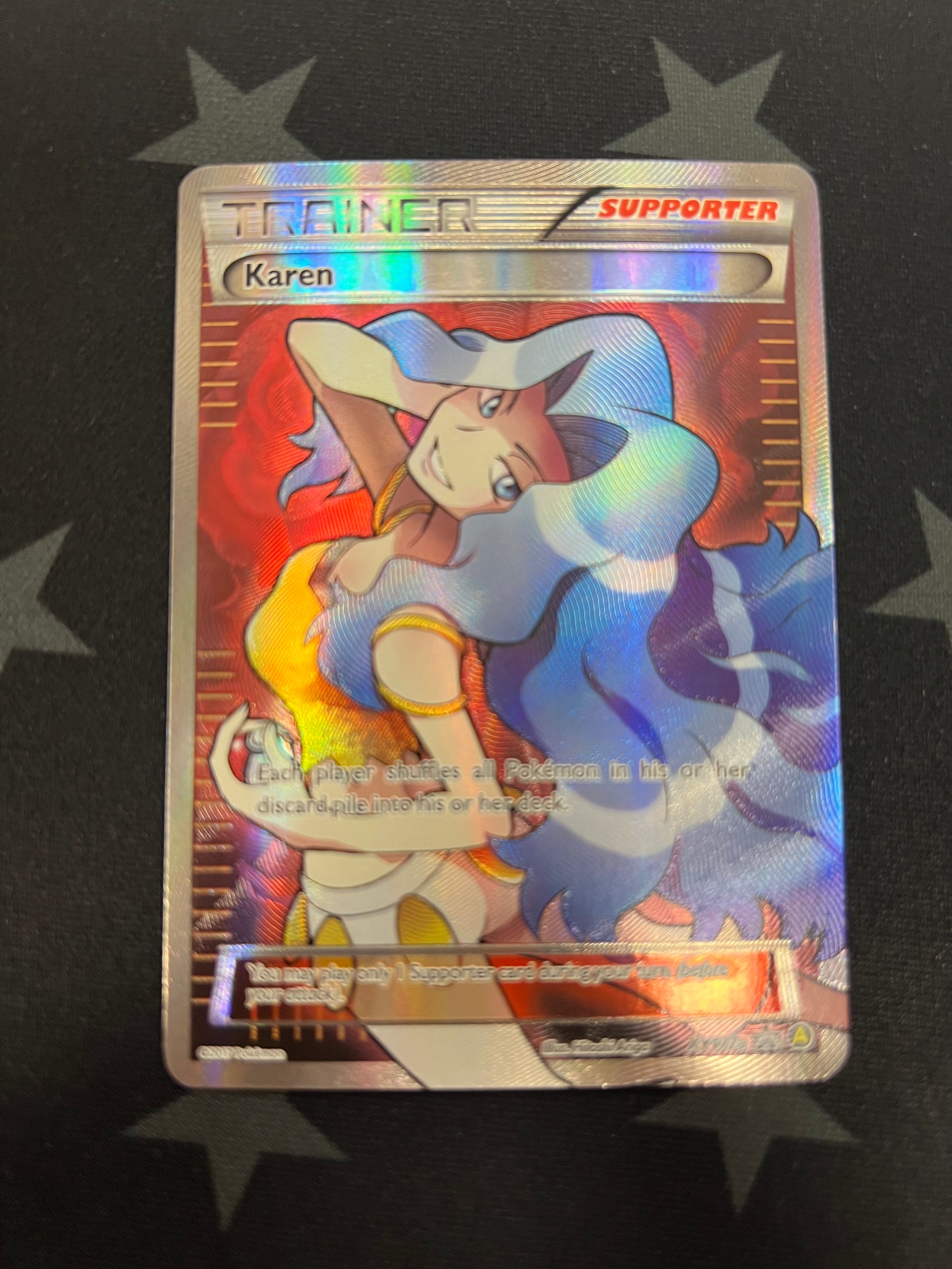 2017 Pokemon Karen X&Y XY177a Black Star Promo Card - Rare Collectible Trading Card for Pokemon TCG Players & Fans | Perfect for Game Battles, Collections & Gifts