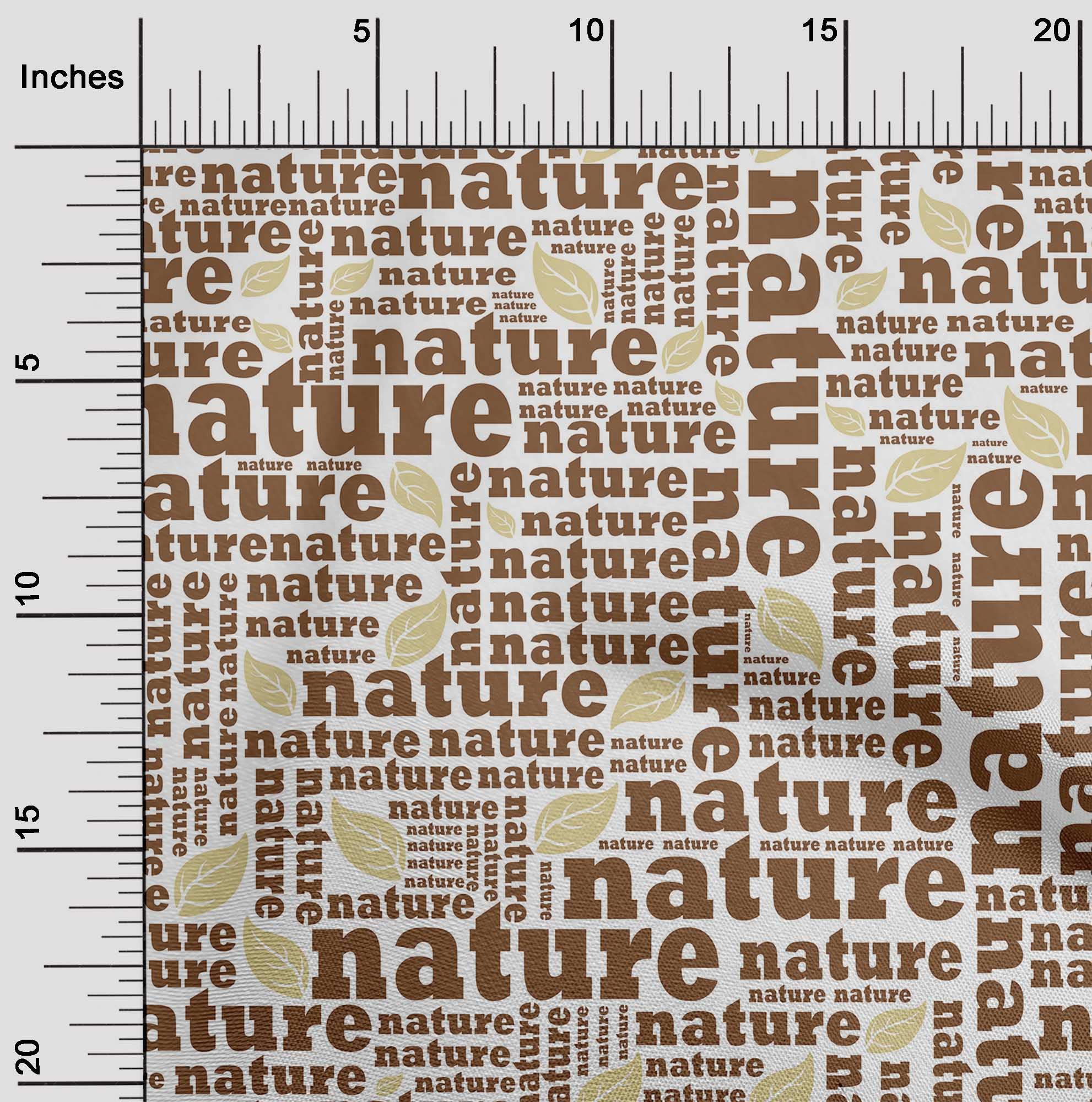 oneOone Rayon Brown Printed Fabric by The Yard - 56 Inch Wide Sewing Material for DIY Clothing, Dresses & Home Decor Projects
