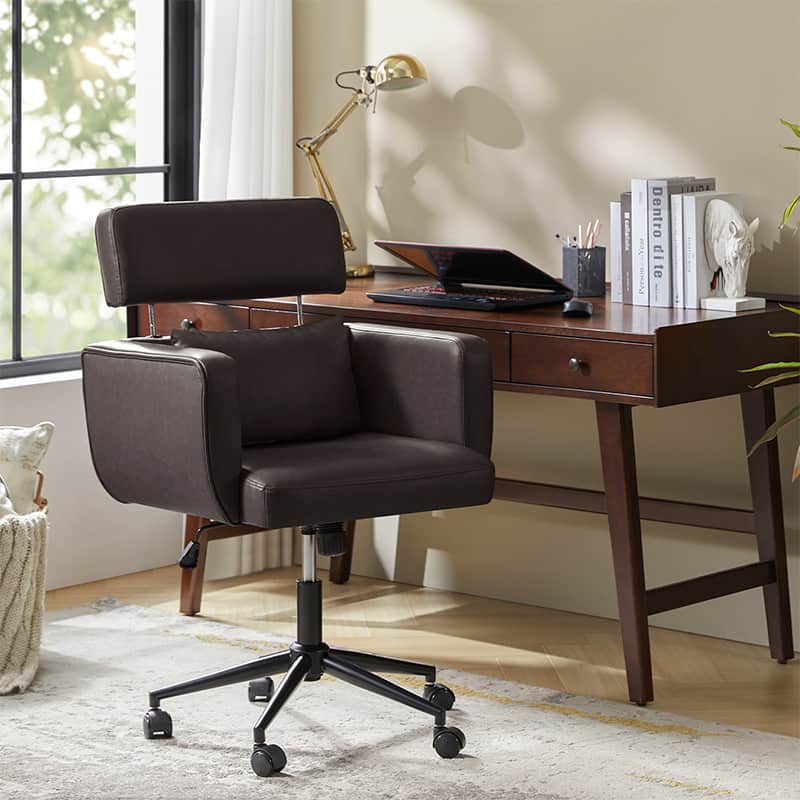 Sabina Ergonomic Office Chair with Adjustable Lumbar Support - Comfortable Computer Desk Chair for Home & Workspace - Perfect for Long Hours Sitting, Gaming & Remote Work
