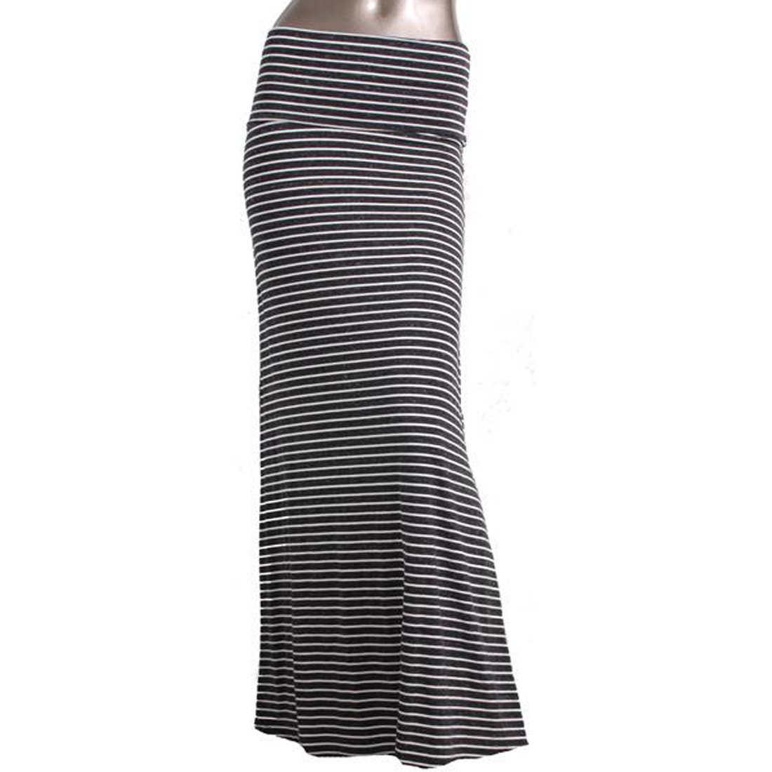 Azules Maxi Dress for Women - Black & White Striped Flowy Summer Dress | Beach, Party & Casual Wear