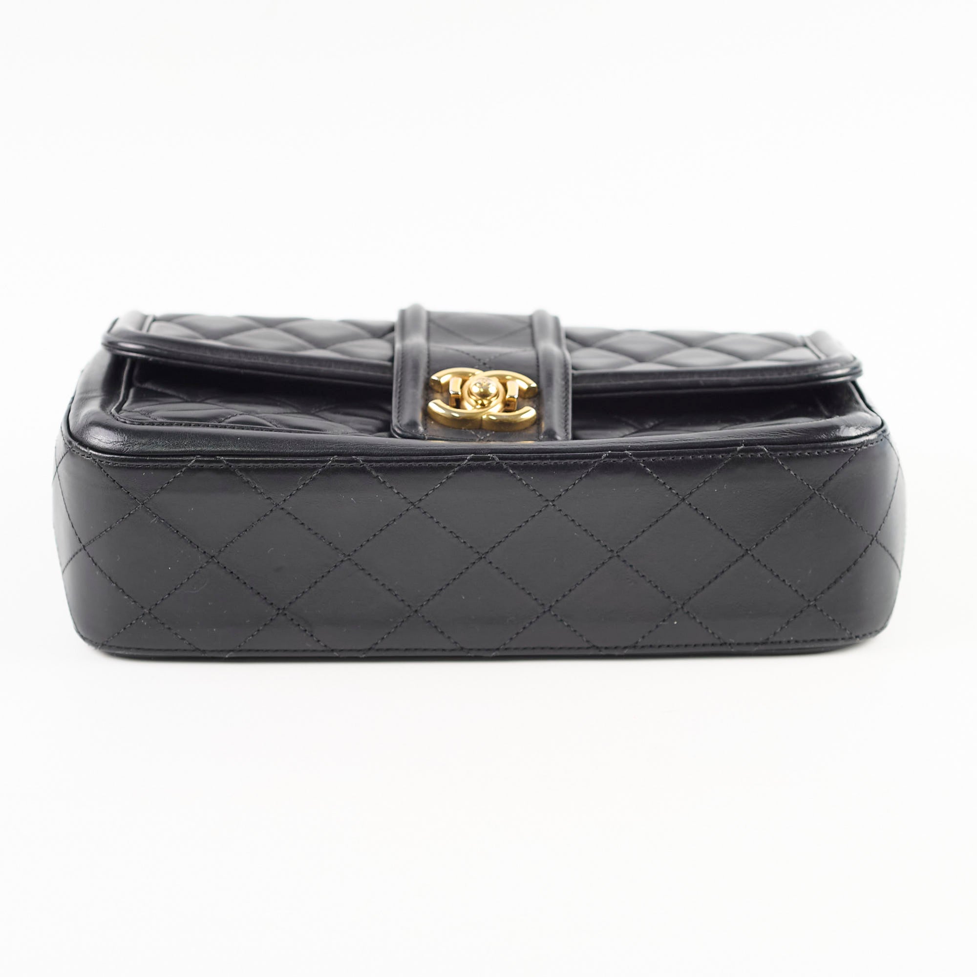 Chanel Medium Classic Flap Bag Black Leather - Elegant CC Logo Handbag for Women | Perfect for Work, Evening Events & Special Occasions