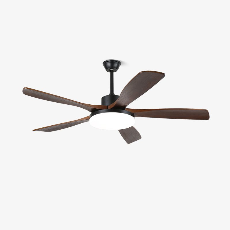Keltis 48/52 Inch Ceiling Fan with Light Kit - Energy Efficient Indoor/Outdoor Fan for Living Room, Bedroom, Patio - Remote Control, Reversible Motor, 3 Speeds