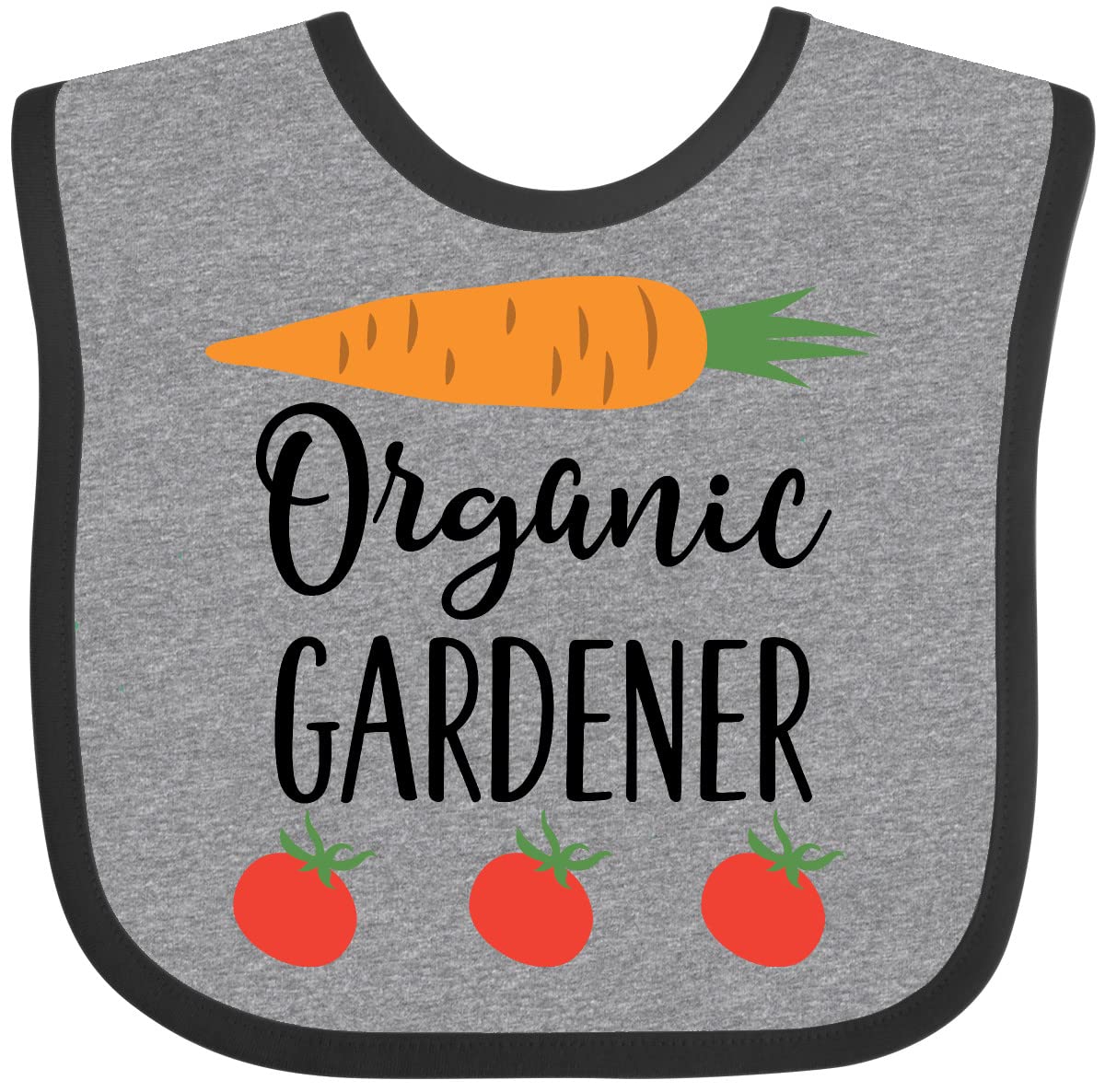 Organic Gardener Baby Bib - Cute Gardening-Themed Bib for Infants & Toddlers - Perfect for Mealtime, Feeding & Outdoor Activities - Machine Washable & Durable
