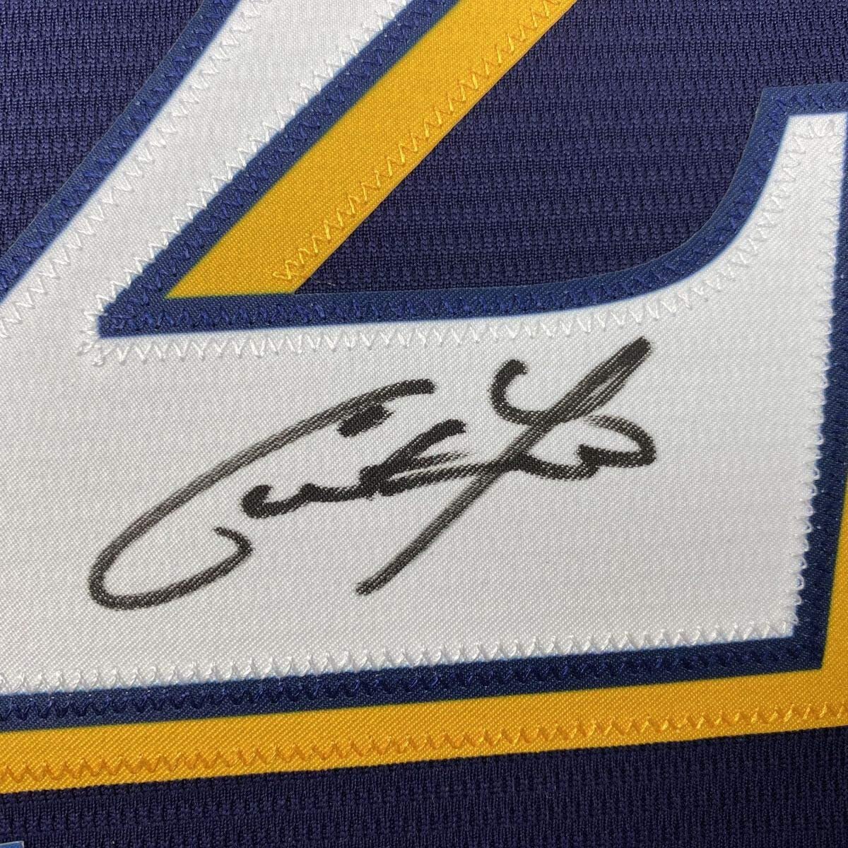 Authentic Autographed Christian Yelich Milwaukee Brewers Baseball Jersey with Beckett BAS COA - Perfect for Collectors, Fans, and Sports Memorabilia Displays