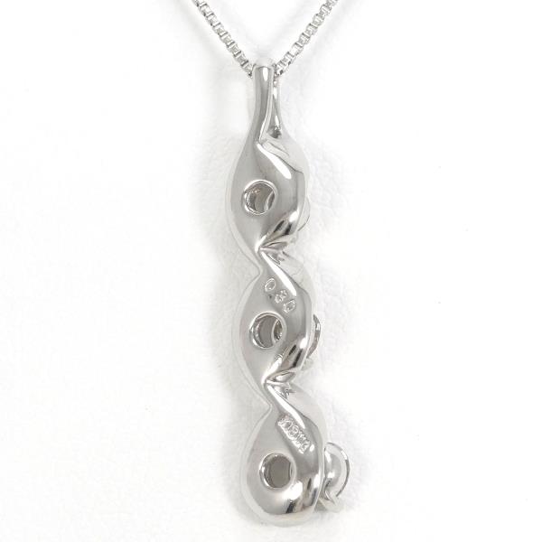 18K White Gold Brown Diamond Necklace - 0.30ct (Approx. 41cm) | Elegant Jewelry for Women, Perfect for Weddings, Anniversaries & Special Occasions