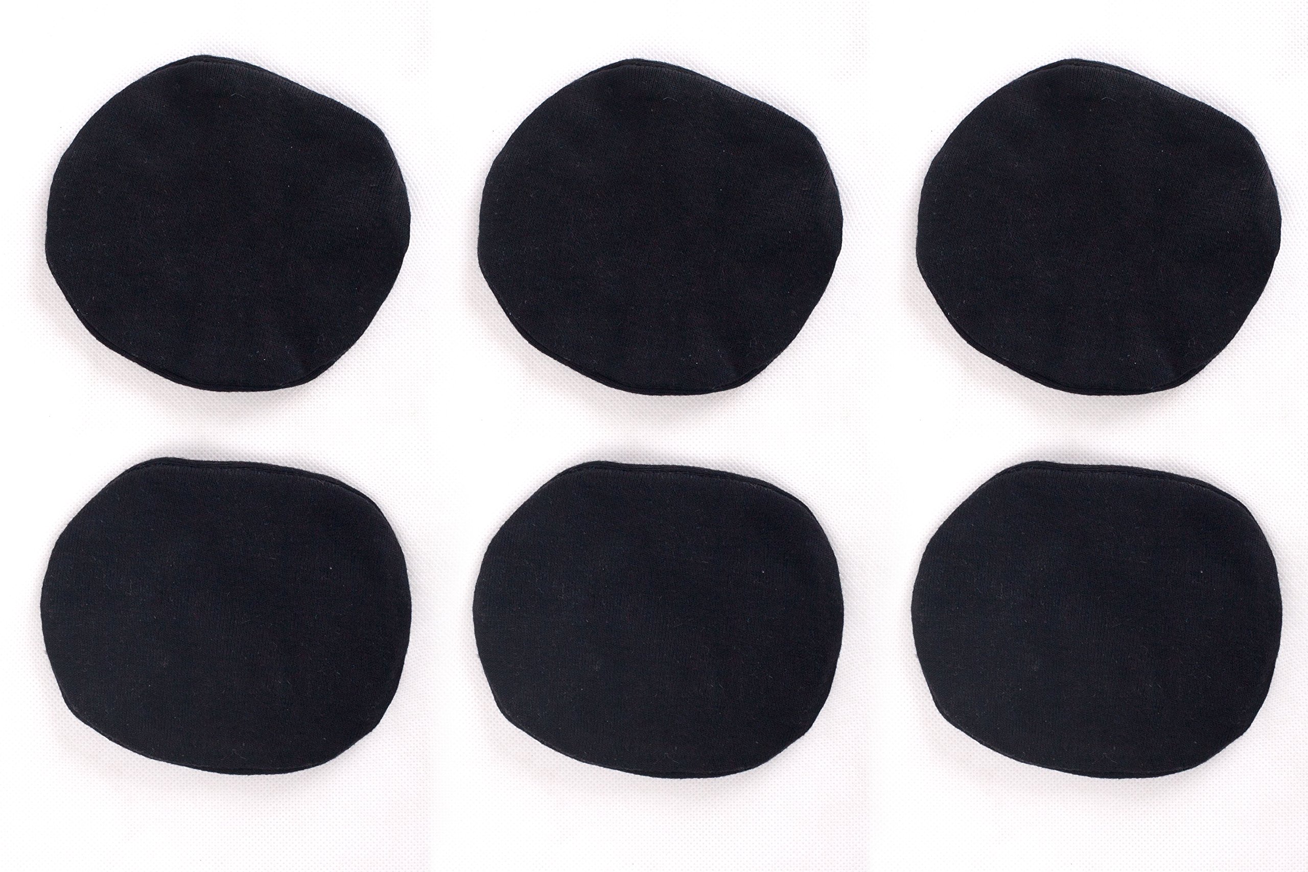 6-Pack Pilot Aviation Headset Cloth Ear Covers - Soft & Comfortable for Long Flights, Noise Reduction, Perfect for Professional Pilots and Aviation Enthusiasts