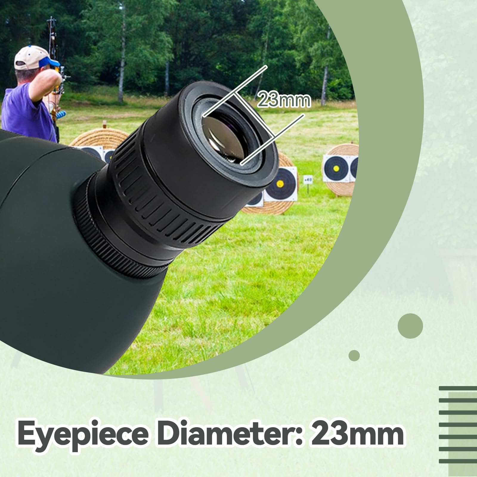 SVBONY SV28PLUS 20-60x80mm Spotting Scope with Tripod Adapter & Smartphone Mount - FMC BAK4 Prism, IP65 Waterproof, Claret Red - Perfect for Target Shooting, Archery, Bird Watching & Outdoor Observation