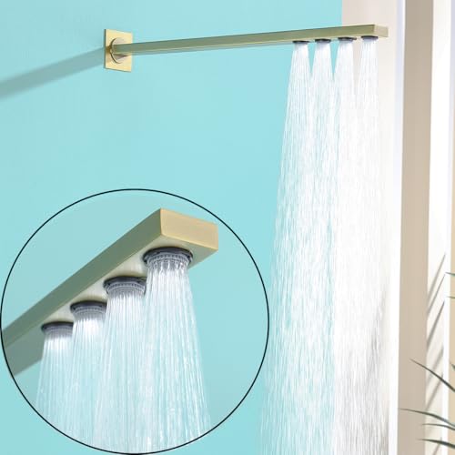Long Strip Shape-Brushed Gold