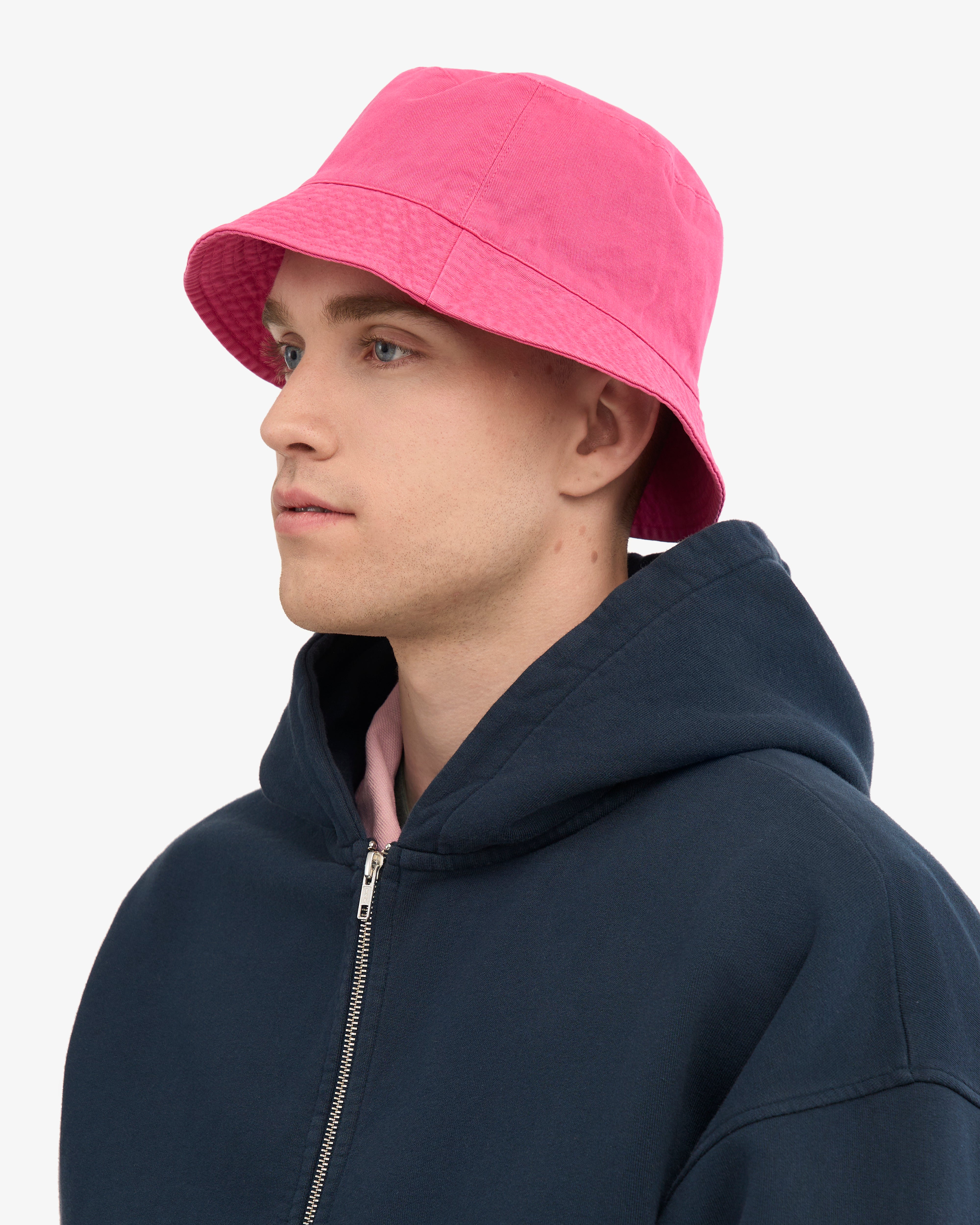 Organic Cotton Bucket Hat for Women & Men - Breathable Sun Protection Summer Hat - Ivory White - Perfect for Beach, Hiking, and Outdoor Activities