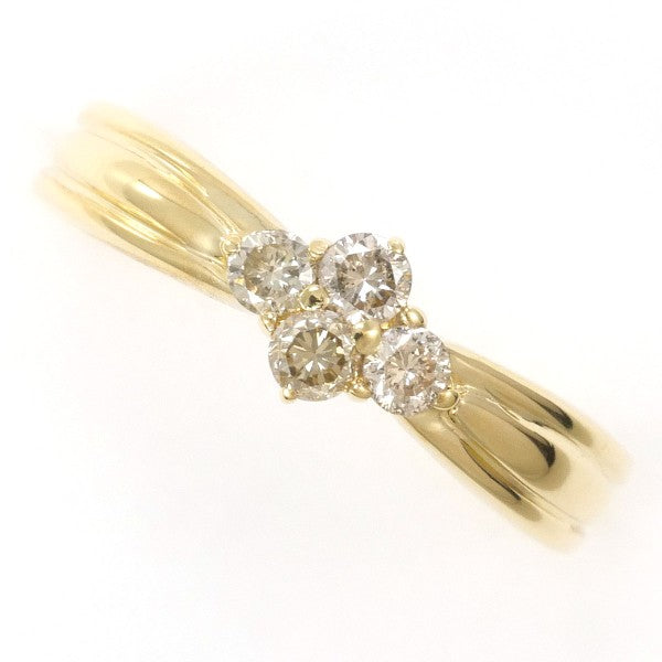 18K Yellow Gold Diamond Ring for Women - Elegant Solitaire Engagement & Wedding Band - Perfect for Proposals, Anniversaries, and Special Occasions