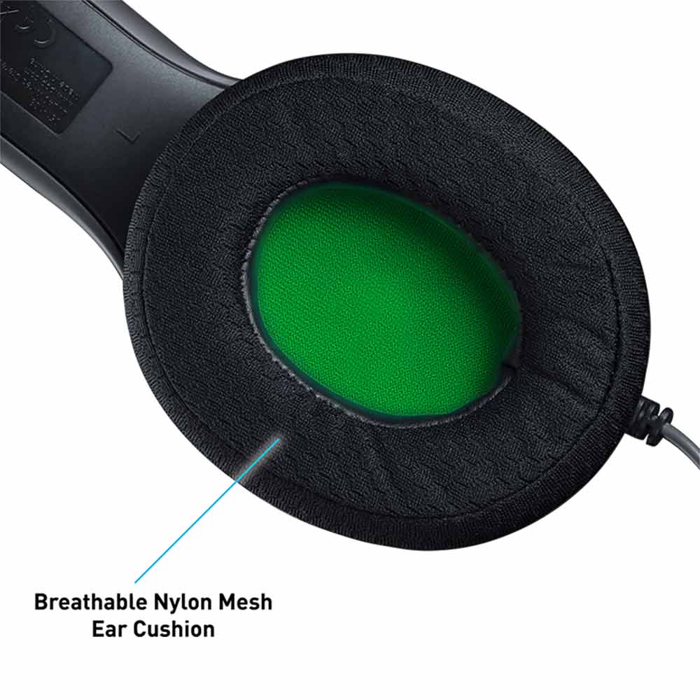 PDP LVL40 Wired Stereo Gaming Headset for Xbox One - Black/Green - Noise Cancelling Mic & Immersive Audio for Competitive Gaming & Streaming
