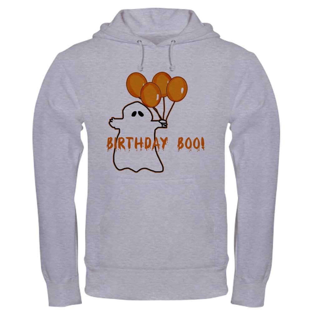 Halloween Birthday Boo Hooded Sweatshirt | Funny Ghost Costume Apparel for Women & Men | Perfect for Halloween Parties, Costume Contests & Birthday Gifts