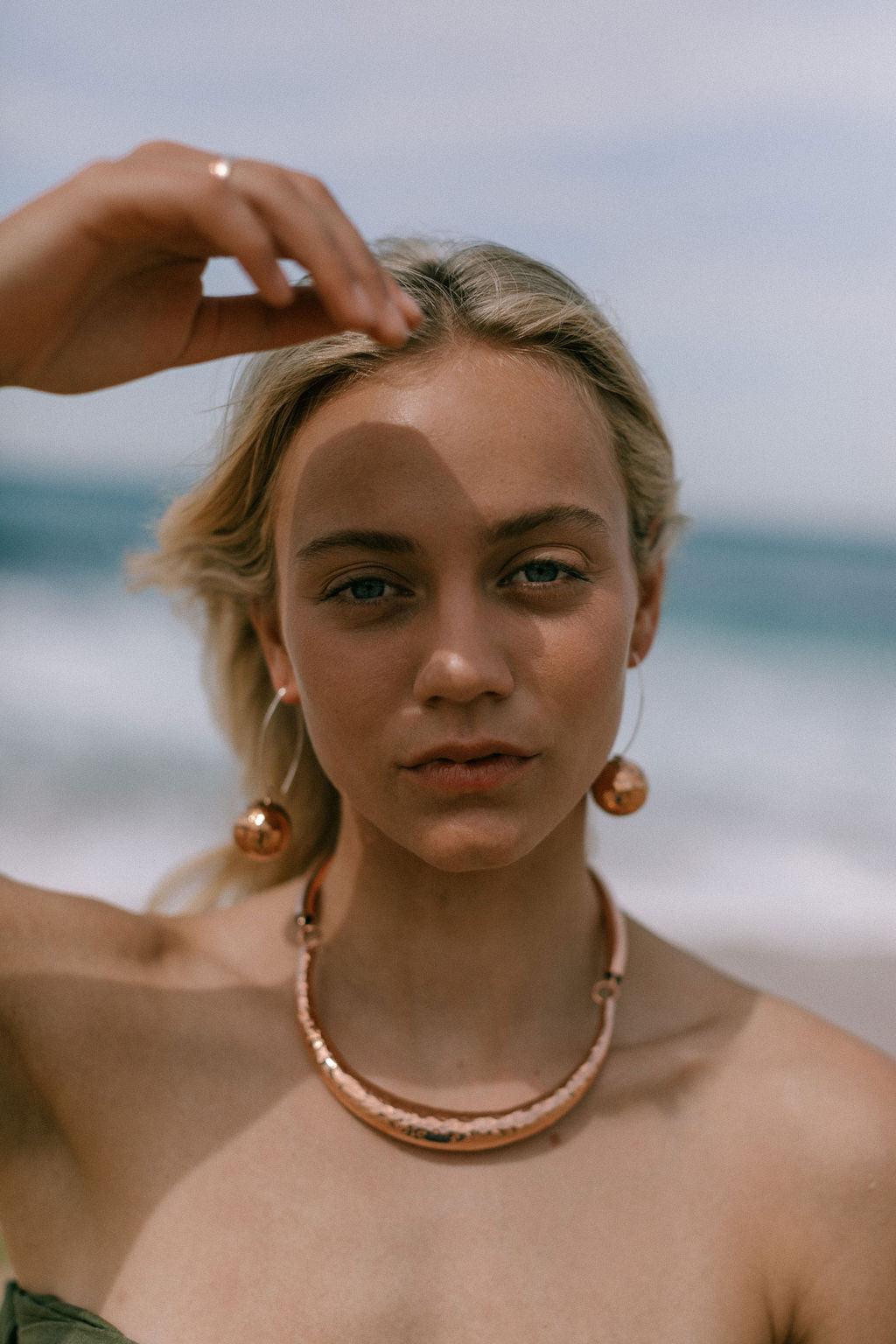 3 Piece Copper Tubular Choker Necklace Set - Elegant Boho Jewelry for Women, Perfect for Parties, Weddings & Everyday Wear