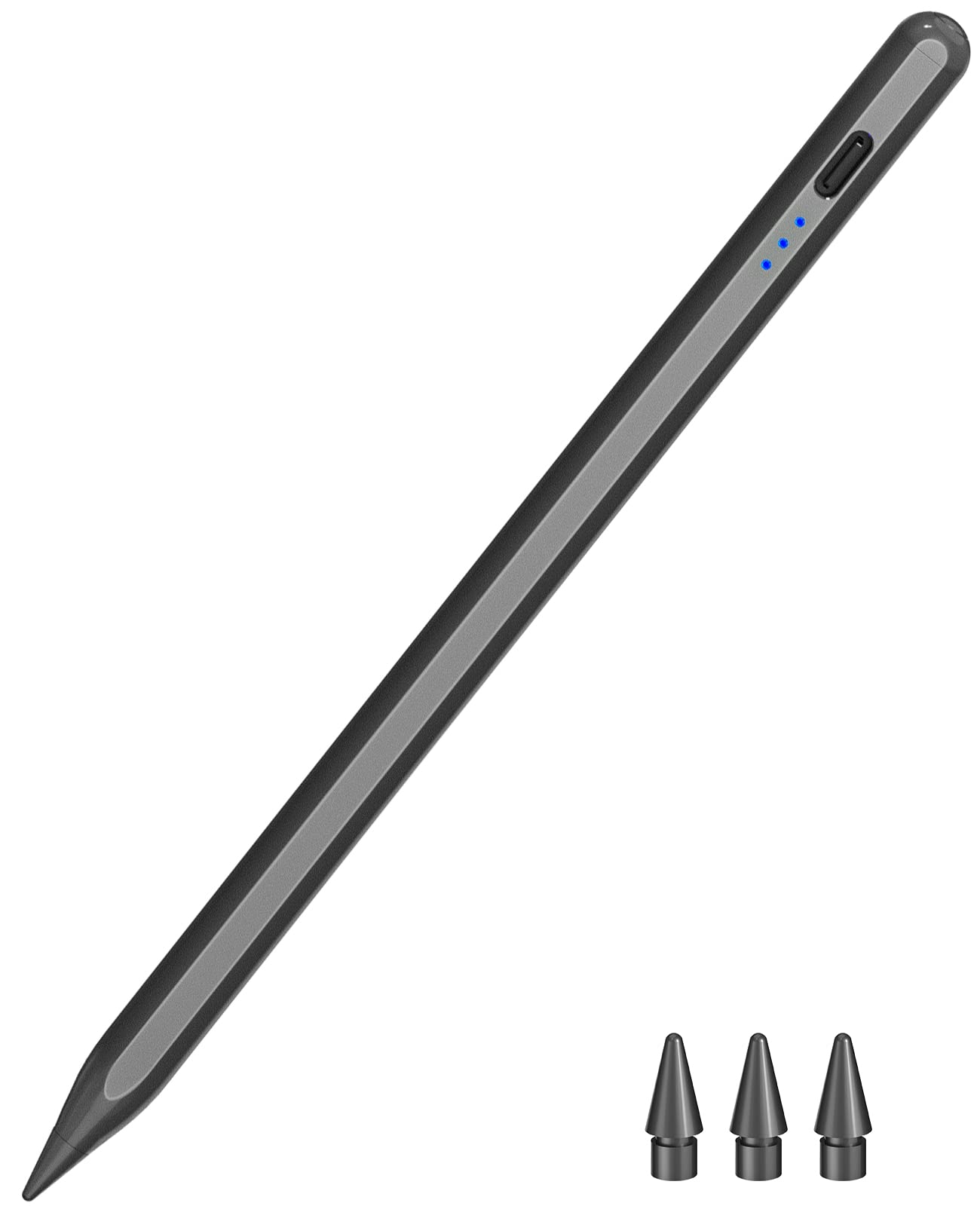 HATOKU Stylus Pen for iPad 2018-2024 - 2nd Gen Apple Pencil Alternative with Fast 15-Minute Charging, Tilt & Palm Rejection - Compatible with iPad Air 3/4/5/M2, iPad Mini 5/6, iPad 6-10, iPad Pro 11