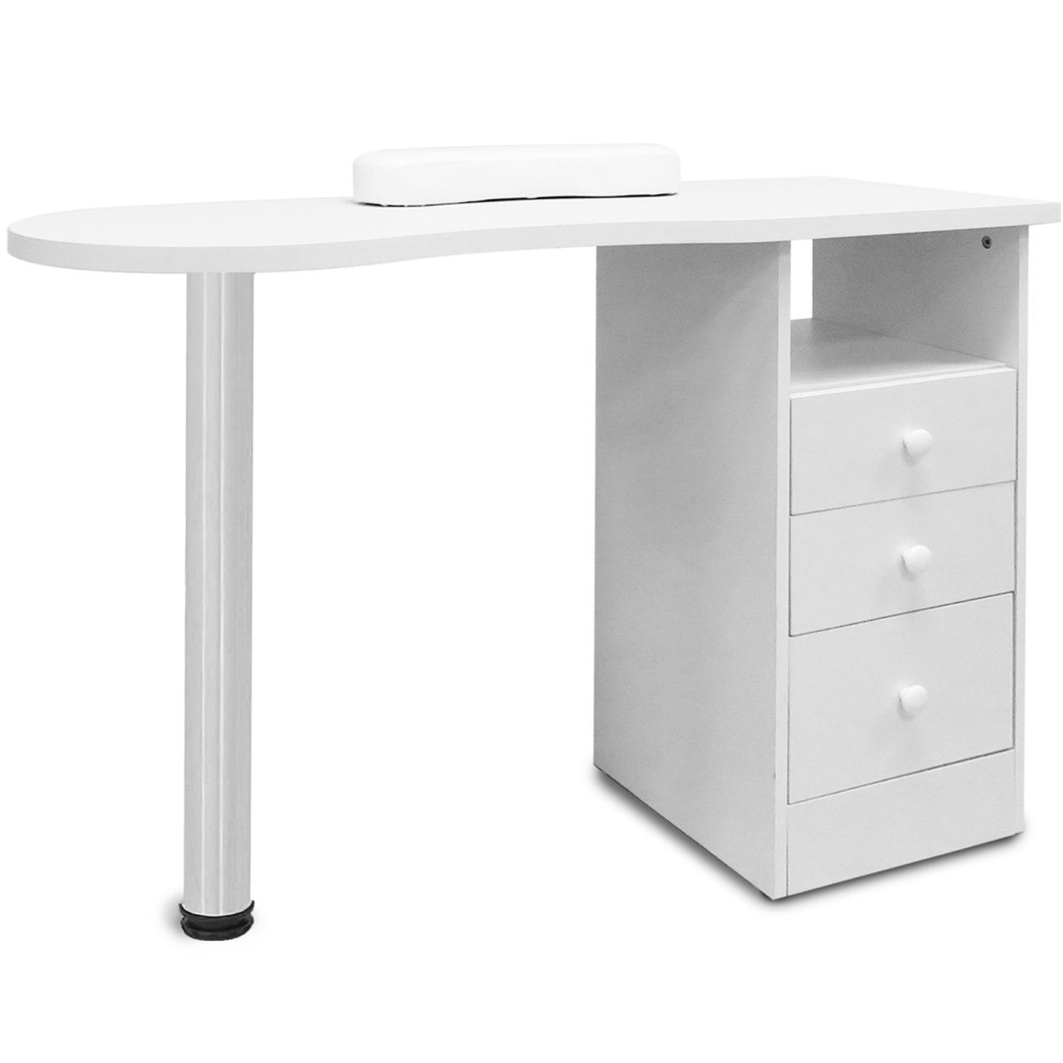 Professional Manicure Table with Storage Drawers - Nail Salon Station MT531 for Pedicure & Nail Art Services - Perfect for Home & Salon Use