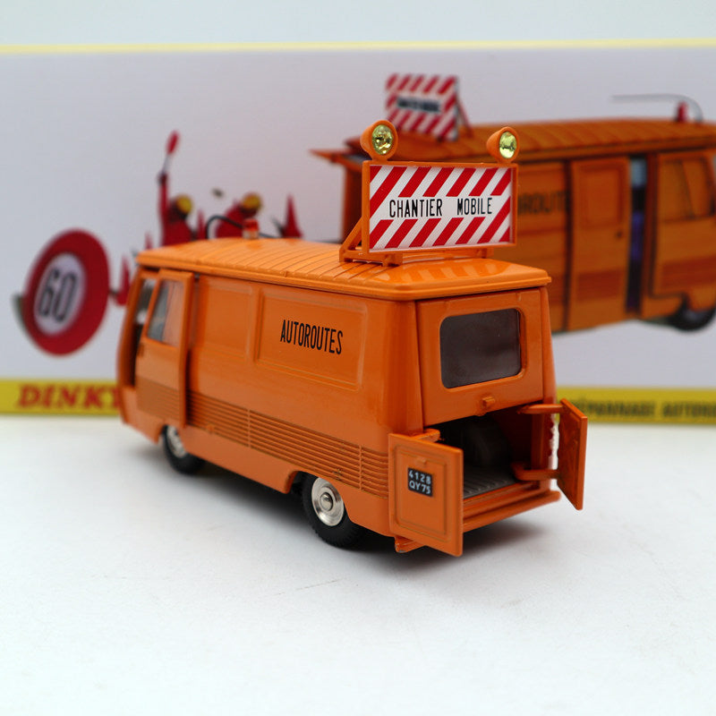 1:43 Scale Atlas Dinky 570A Peugeot J7 Highway Breakdown Truck Diecast Model Car - Collectible Vintage Toy Gift for Adults & Kids | Perfect for Display, Play, and French Vehicle Enthusiasts