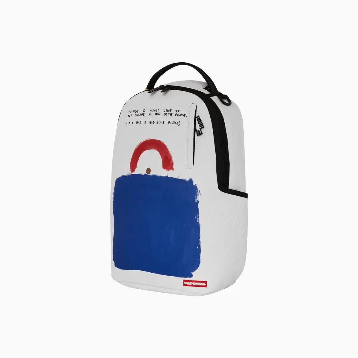 Keith Haring Embossed Shark Print Backpack - Stylish Unisex Laptop Bag for School, Work & Travel | Durable Water-Resistant Design with Adjustable Straps