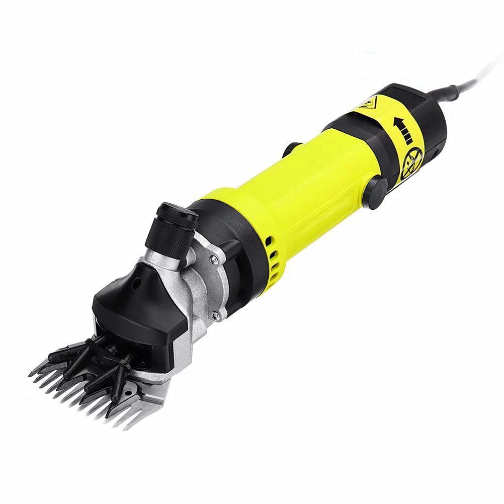 850W 6-Speed Adjustable Electric Sheep Shears - Professional Livestock Grooming Clippers for Wool & Fur Shaving - Perfect for Sheep, Goats, Alpacas & Farm Animals