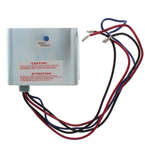 White Rodgers DPST Electric Heat Relay 240VAC - Heavy Duty HVAC Relay for Furnaces, Boilers & Heating Systems