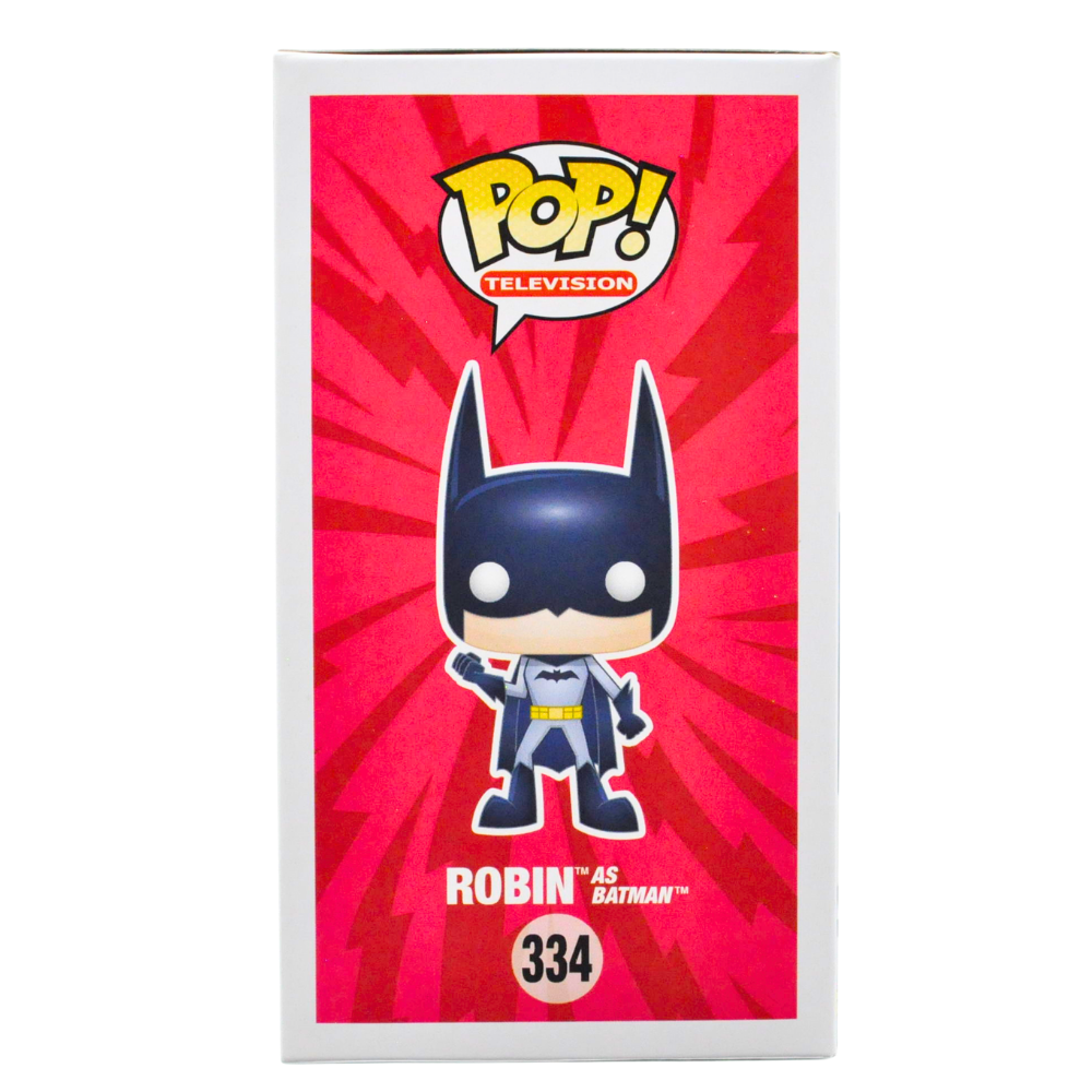 Scott Menville Signed Pop Vinyl Figure - Robin as Batman (Teen Titans Go!) Exclusive 1 of 1 Collectible - Perfect for DC Comics Fans & Pop Culture Collectors