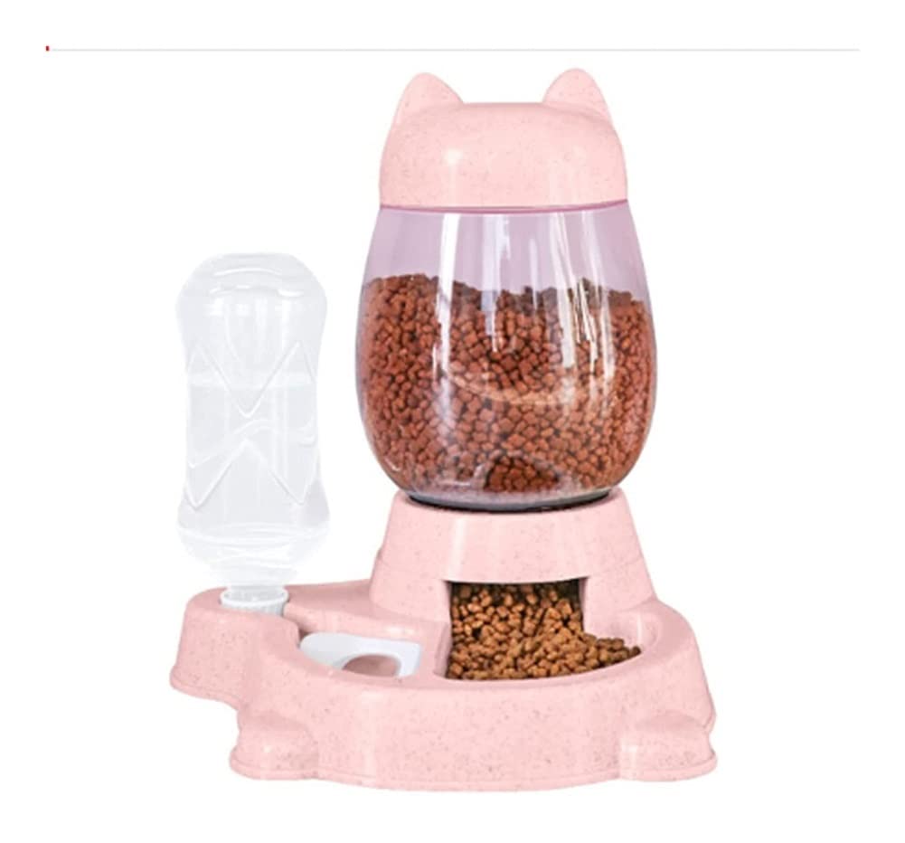 Automatic Pet Water and Food Dispenser 2-in-1 - 2.2L Large Capacity Cat Dog Feeder with Drinking Fountain - Perfect for Small Medium Large Pets - Ideal for Home, Office, Travel & Multi-Pet Households