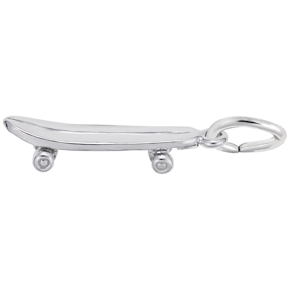 Skateboard Charm Pendant - Silver & Gold Charms for Bracelets, Necklaces & DIY Jewelry - Perfect for Skateboard Lovers & Gift Giving