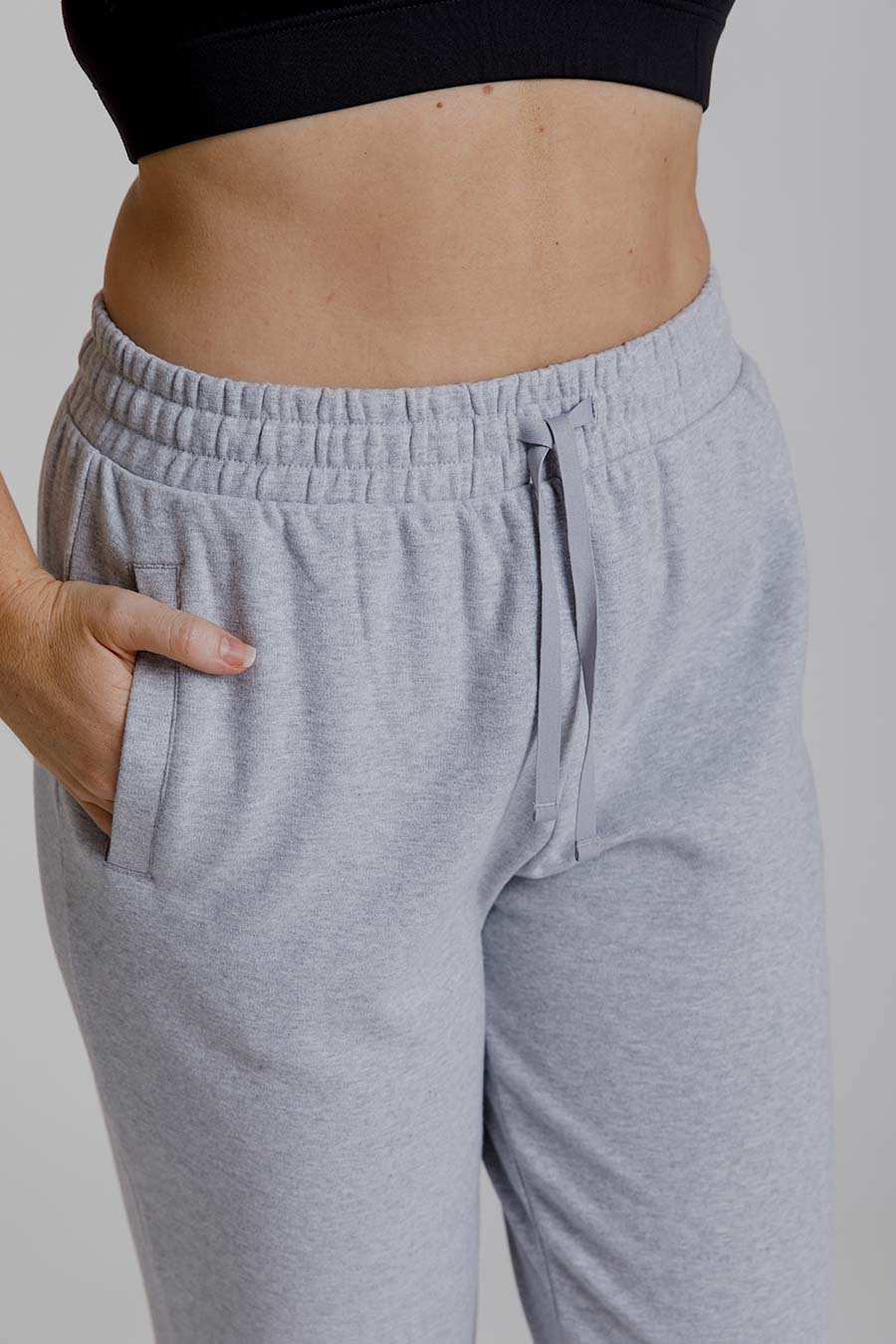 Reset Trackpants - Grey Marle Joggers for Men | Comfortable Casual Lounge Pants for Home, Gym & Running