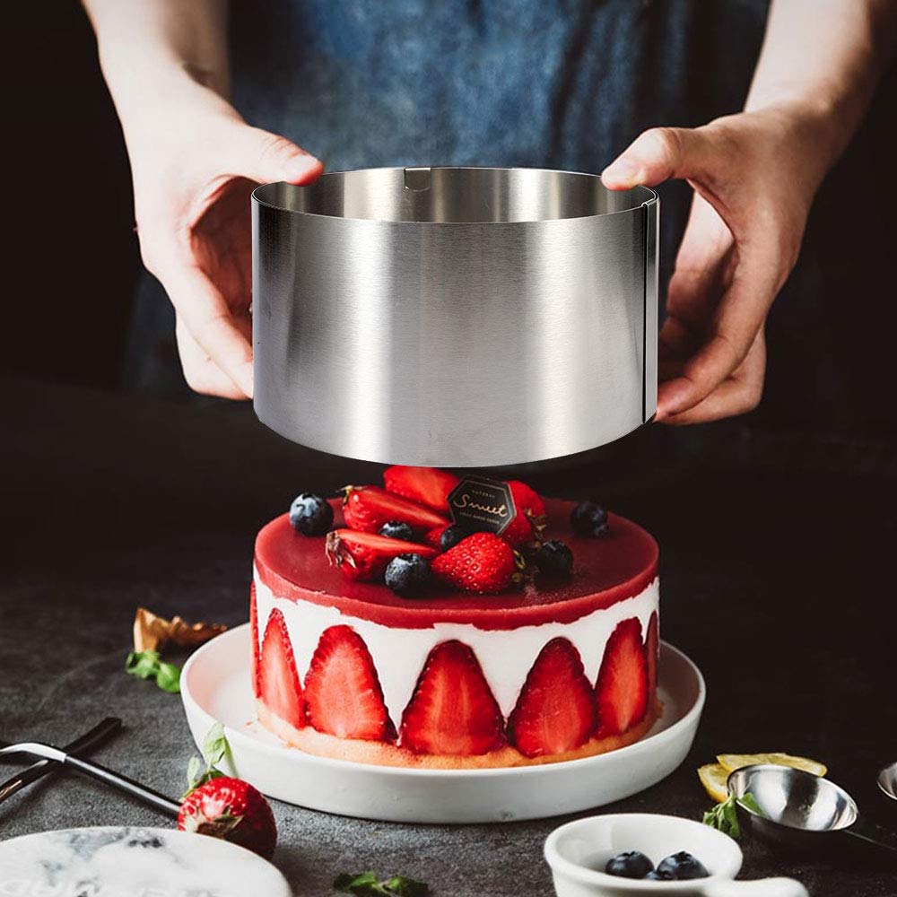 Picowe 5.5 x 394 Inch Clear Acetate Cake Collars - Premium Transparent Baking Strips for Chocolate Mousse, Cheesecake & Dessert Decorating - Perfect for Professional Bakers & Home Baking Enthusiasts