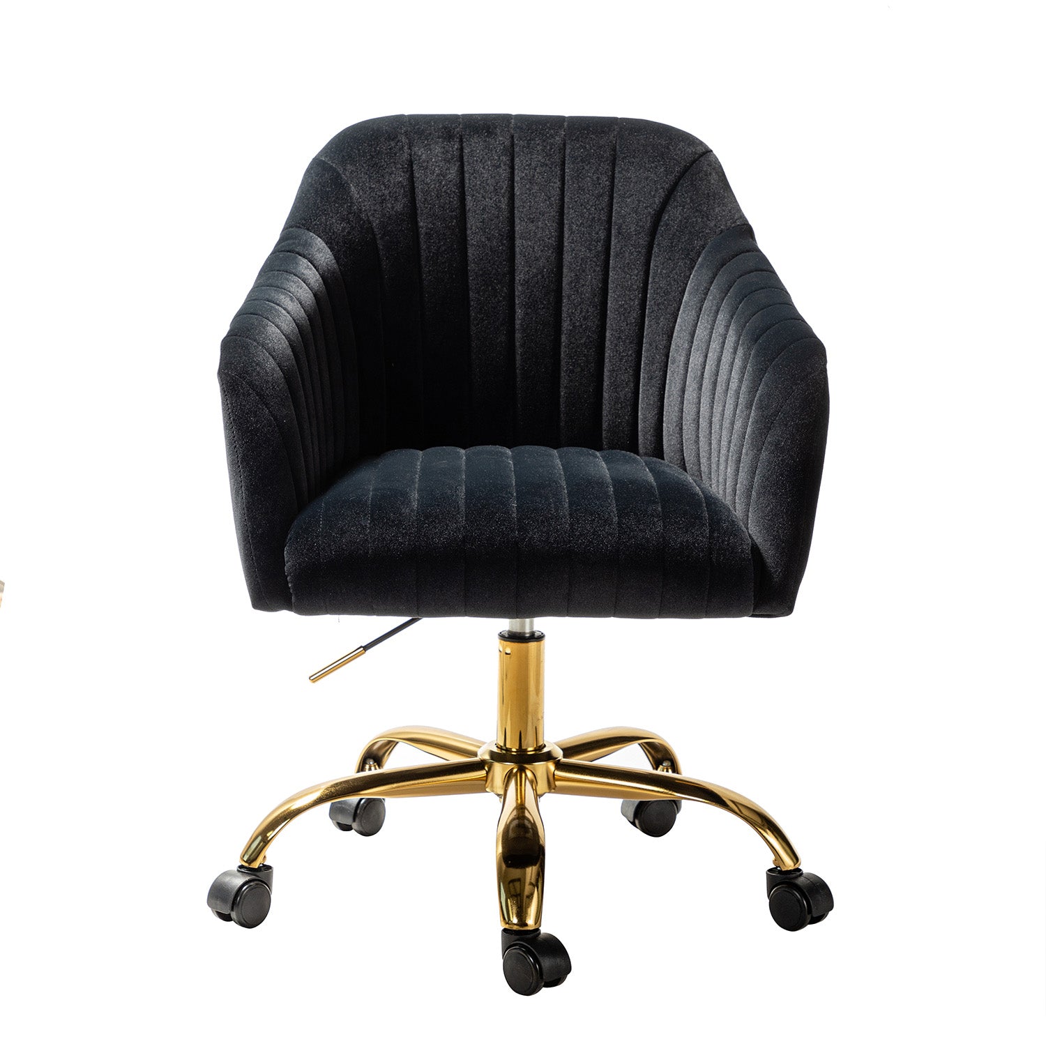 Luxury Velvet Office Chair - Ergonomic Desk Chair with Adjustable Height for Home & Workspace - Perfect for Remote Work, Gaming & Study