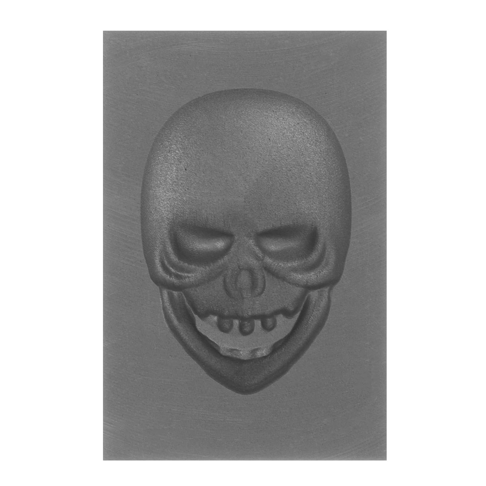 3D Skull Graphite Molds for Metal Casting - Crucible Molds for Gold & Silver Melting, DIY Jewelry Making, Skeleton Bar Dies - Perfect for Crafting Unique Gold Models & Halloween Decorations