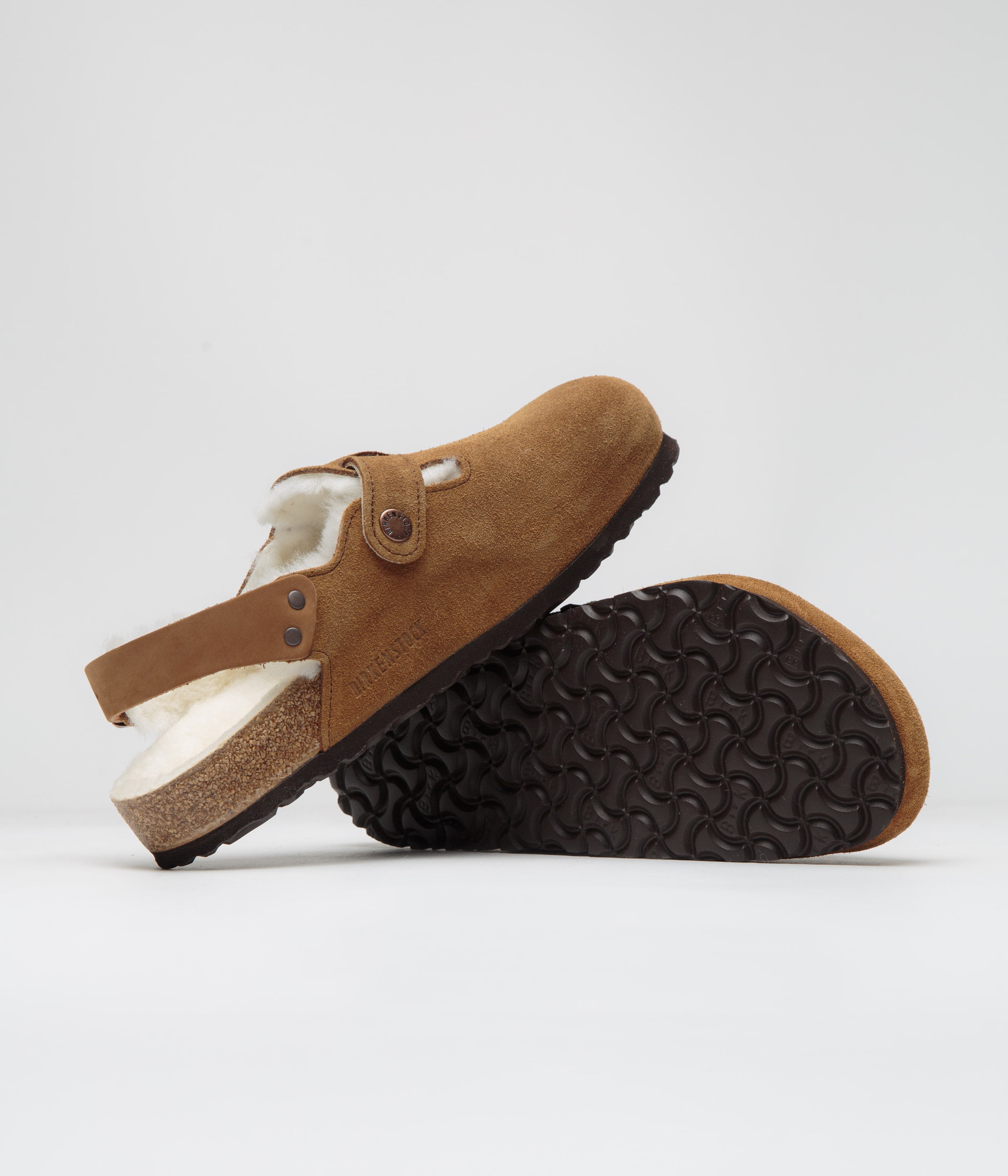 Birkenstock Tokio Shearling Sandals for Women - Soft Mink Fur Comfort Slides - Perfect for Home, Office & Casual Outings