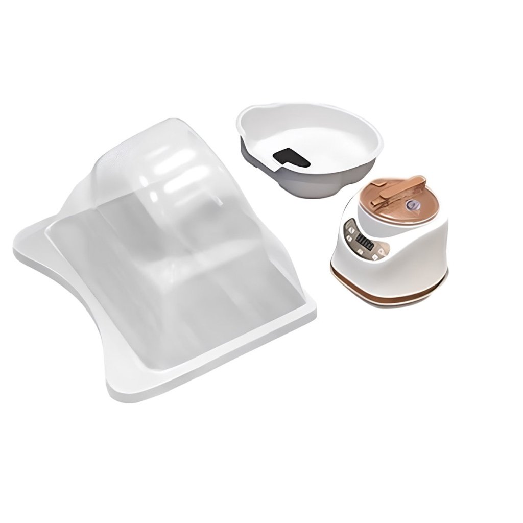Greenlife Stainless Steel Ceramic Basin Thai Head SPA Shampoo Sink Bed - Professional Salon Hair Washing Station for Home & Commercial Use