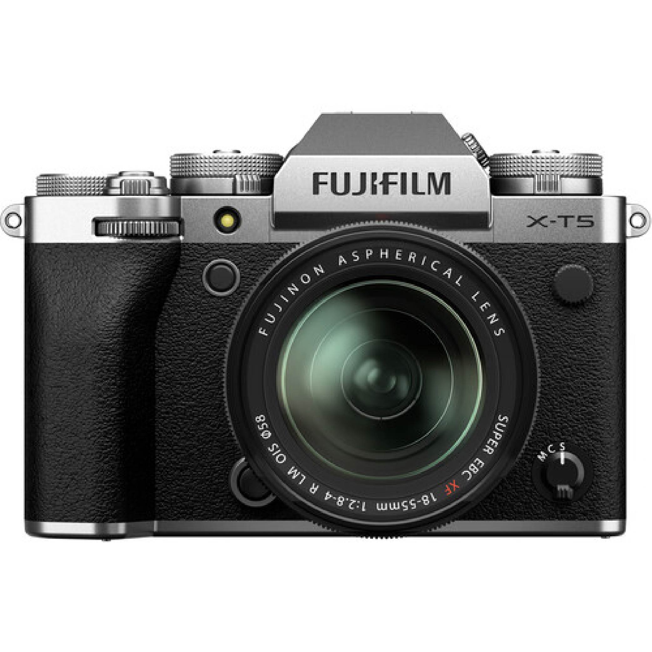 FUJIFILM X-T5 Mirrorless Digital Camera with 18-55mm Lens Kit - Silver | 40MP APS-C Sensor, 5-Axis IBIS, 4K Video | Perfect for Travel Photography & Vlogging