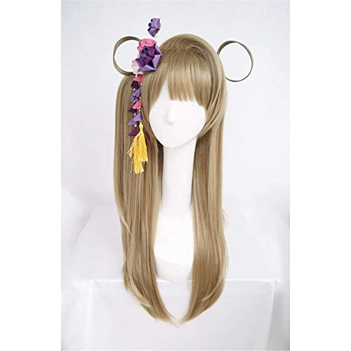 Lanting Cosplay Wig - Minami Kotori Brown Long Styled Wigs for Women | Anime Human Hair Costume | Perfect for Cosplay, Parties, Halloween & Themed Events
